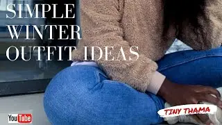 SIMPLE WINTER OUTFIT IDEAS ll AFFORDABLE CLOTHING ITEMS