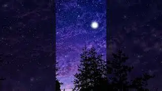 Sky clouds moon free stock video background loop. Free for use & download