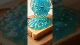 Oddly Satisfying ASMR | Jelly Beans on Toast Slice #slicedlime #satisfying