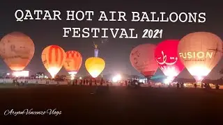 QATAR BALLONS FESTIVAL 2021//HOT AIR BALLONS//ASPIRE PARK DOHA//@vizinkv