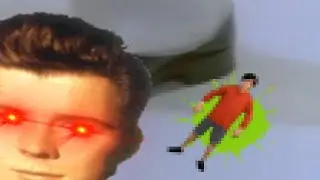 rick astley steps on me