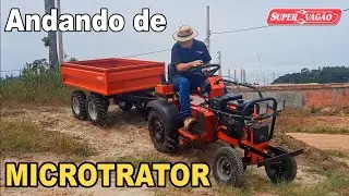 Passeando Com Microtrator Na Cidade