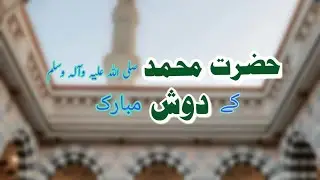 Hazrat Muhammad (SAWW) key Dosh Mubarak 