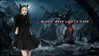 DARK IN LOVE brand new design cape, gothic lolita cape, warm cape