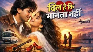 दिल है कि मानता नहीं ।topic romantic song #90stheam