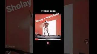 sholey x nepali baba 😅 funny video #shorts #lemix #freefire