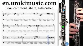 Oboe lessons Ed Sheeran - Perfect Sheet Music Tutorial um-i352