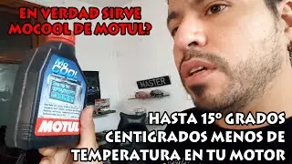 MoCOOL de Motul, En Verdad Sirve? Hasta 15 Grados Centrigados Menos En Tu Motor, test del cronometro