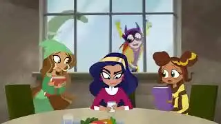 Hashtag Frowny Face DC Super Hero Girls Shorts 