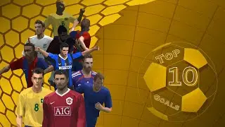 PES 6 - TOP 10 GOALS | All Of Legends