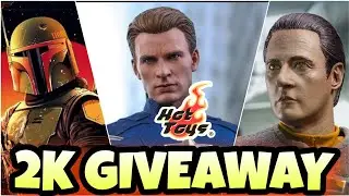 Hot Toys 2K Subscriber Giveaway | Endgame Captain America 2012 | Star Trek LT. Commander Data EXO-6