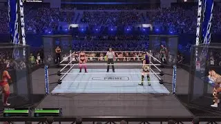 Women`s Elimination Chamber Match (WWE2K25 Week Thirty Nine Of Universe Mode)