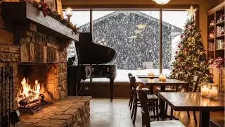 Smooth Christmas Jazz Music ☕ Cozy Coffee Shop Ambience for Relaxing, Studying & Working