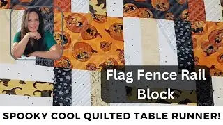 Quilted Halloween Table Runner!