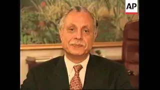 PAKISTAN: FOREIGN MINISTER GOHAR AYUB KHAN INTERVIEW