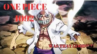 ONE PIECE CHAPTER 1092 WAS DIFFERENT... IYKYK #onepiece #mangareaction #mangareviews