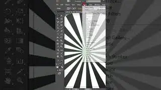Master the Art of Black and White Spiral Design in Adobe Illustrator #shorts #illusion #illustrator