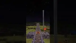 【 #minecraft 】トロッコ10分の旅を超倍速再生にした1分でお楽しみください【 #マインクラフト 】 #shorts