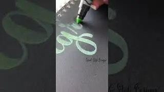 Crayola Gel Pen Magic! Watch it appear! - Creative Calligraphy