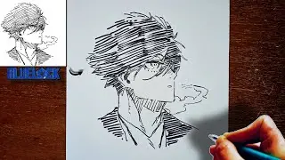 How to Draw Rin Itoshi | Blue Lock | ブルーロック | Easy Step-by-Step Tutorial 