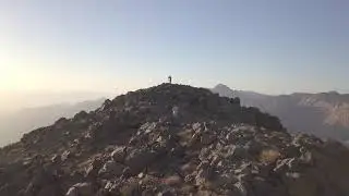 Drone video from the highest peak of Mount Sinai in Arabia! (April 2018)