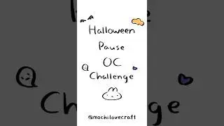 Halloween Pause OC Challenge🎃👻 #oc #art