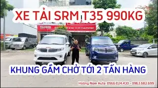 TẠI SAO XE TẢI 1 TẤN SRM T35 C&Oacute; THỂ CHỞ TỚI 2 TẤN H&Agrave;NG HO&Aacute; | 0966.024.430