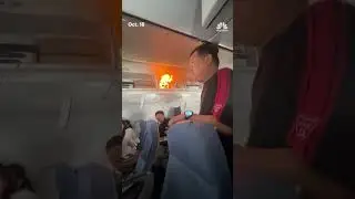 Lithium battery catches fire during Air China flight