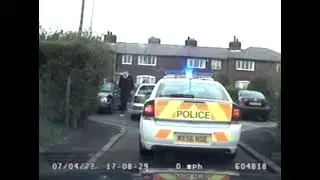 Honda Civic type R police chase Manchester UK