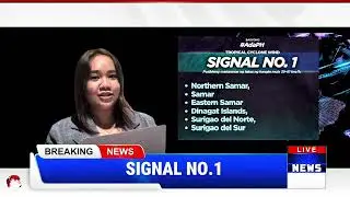 Breaking: Bagyong AdaPH Update | Signal No. 1 