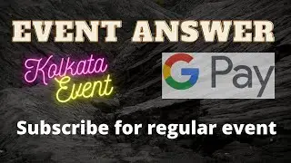 Kolkata Event Gpay || GO India || 2020