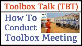 How To Conduct Toolbox Talk Meeting || Toolbox Meeting In Hindi || PEP Talk || Safety Talk || TBT