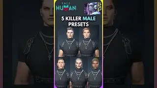 Best Male Presets in Once Human Character Creation #shorts #oncehuman