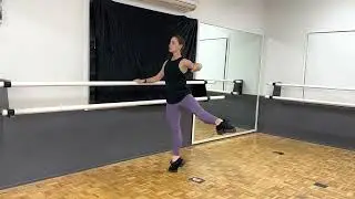 RAD Advanced Foundation Ballet battement fondus and ronds de jambe en l'air
