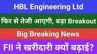 HBL Share Today News, HBL engineering limited today news, HBL share price target technical analysis 