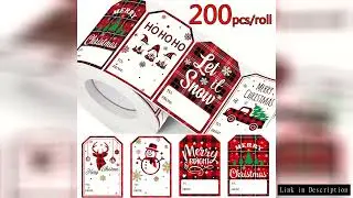 Christmas Present Stickers From Santa Claus Stickers Roll Christmas Sticker Tags Santa Delivery Pres