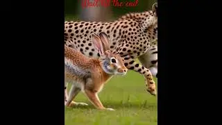 Cheetah vs Rabbit Race | Speed, Survival & Nature&rsquo;s Challenge 🐆🐇🔥#shorts#trending#reels#ytshorts