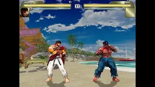 SFV Kanzuki Beach 3D mugen stage test