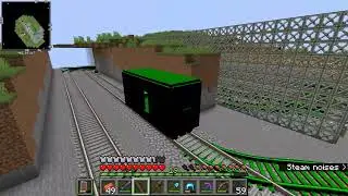 Testing the chicken to see if she can ride the train without crashing| Misa1234 Play