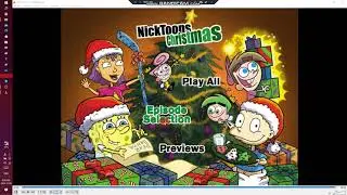 NickToons Christmas 2003 DVD Menu Walkthrough