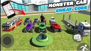 ALL MONSTER CAR CHEAT CODE IN INDIAN BIKE DRIVING 3D GAME 🎮