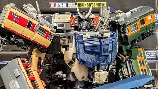 MPG Raiden! Takara Tomy masterpiece train bots plus the DNA DK-58 kit! 