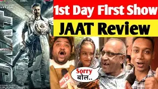 JAAT Movie First Day First Show । Jaat Movie Public Review । Sunny Deol । Randeep Hooda