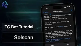 Trojan Bot Tutorial - SolScan