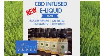 CBD Infused E-Liquid by Blue Lab Vapors