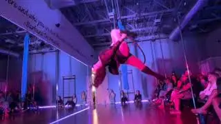 Carlee's Showcase Performance on Lyra at Rising Goddess Studio 2024