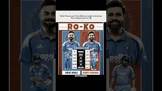 RO-KO ready to rule against NZ 🗿🔥