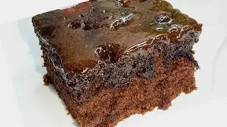 كيك الشوكولاتة🍫🍯 السايحة قوام هش وكريمي❗ Creamy Chocolate Cake Secret |❗ Şeffaf Çikolata Kek Sırr