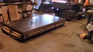 2,000 lb Capacity Autoquip 4' x 8' Hydraulic Scissor Lift Table For Sale
