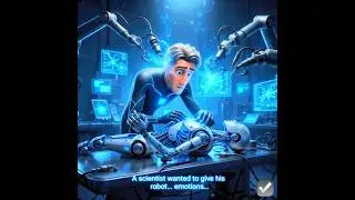 Robot with a Heart&ndash;When a Machine Starts to Feel | Emotional 3D AI Story by AiAi_f7t